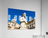 Fountain at Piazza Pretoria in Palermo displays many unique stat Acrylic Print