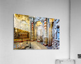 Explore the details of the Crucifix chapel in Monreale Sicily  Acrylic Print