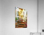 Exploring the interior of La Magione church in Palermo Sicily  Acrylic Print