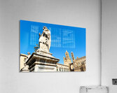 Palermo Cathedral shows statues under clear sky in Sicily Acrylic Print