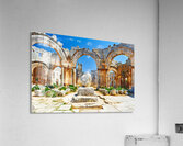 Ruins of Saint Simeon Stylites Church in Syria under a clear sky Acrylic Print