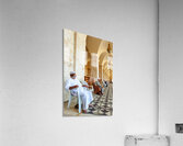 Sitting and waiting at a mosque in Aleppo Syria Acrylic Print