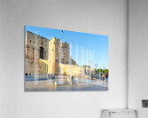 Visit to Citadel of Aleppo in Syria during evening light Acrylic Print
