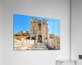 Visiting the citadel in Aleppo Syria on a clear day Acrylic Print
