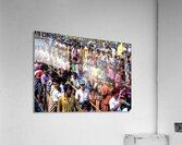 People gather on boats during the Inle Lake Festival in Myanmar Acrylic Print