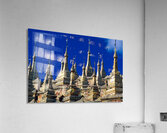 Mohnyin Thambuddhei Paya in Monywa shows many stupa structures Acrylic Print