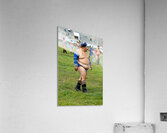 Wrestling at Naadam festival in Ulaanbaatar Mongolia Acrylic Print