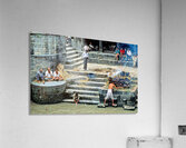 Cremation ritual at Pashupatinath in Kathmandu Nepal Acrylic Print