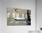 Cremation ceremony at Pashupatinath in Kathmandu Nepal Acrylic Print