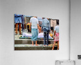 Cremation ceremony at Pashupatinath Temple in Kathmandu Nepal Acrylic Print