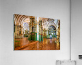 St. Nicholas Naval Cathedral interior in St. Petersburg Impression acrylique