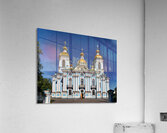 Visit to st. nicholas naval cathedral in st. petersburg Acrylic Print