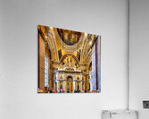 Visitors admire St. Isaacs Cathedral in Saint Petersburg Acrylic Print