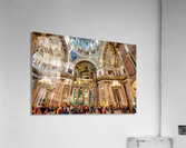 Visitors explore St. Isaacs Cathedral in St. Petersburg Acrylic Print
