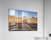 Visitors explore the General Staff Building in St. Petersburg Acrylic Print