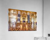 Visitors explore Catherine Palace in Saint Petersburg Russia Acrylic Print