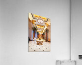 Visitors stroll through Emirates Palace Hotel lobby Acrylic Print