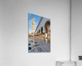 Visit to Sheikh Zayed Grand Mosque in Abu Dhabi at sunset Impression acrylique