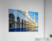 Sheikh Zayed Mosque reflection in Abu Dhabi Acrylic Print