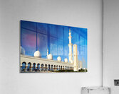 Visiting the sheikh zayed grand mosque in abu dhabi Acrylic Print