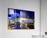 Explore W Abu Dhabi Yas Island at night in Abu Dhabi Acrylic Print