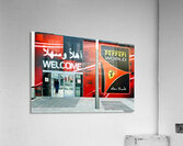 Welcome to Ferrari World in Abu Dhabi amusement park Acrylic Print