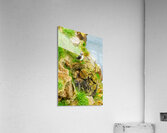 Puffin stands on rocks by the sea in Borgarfjordur Eystri Acrylic Print