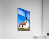Ingjaldsoll church in Iceland shows simple architecture Acrylic Print