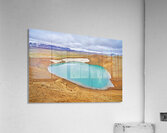 Krafla volcanic area with geothermal lake in Iceland Acrylic Print