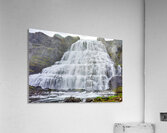 Visiting Dynjandi Waterfall in Iceland during daytime Acrylic Print