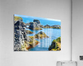 Arnarstapi cliffs show rocky coastline in Iceland Acrylic Print