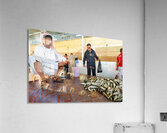 Fish market in Muscat Oman shows local trade activity Acrylic Print