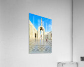 Visitors explore Sultan Qaboos Grand Mosque in Muscat Acrylic Print
