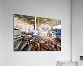 Visit to the muscat fish market in oman during the day Acrylic Print