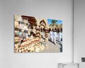 Visitors explore the market at Nizwa Oman during the day Acrylic Print