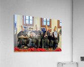 Dervishes perform in Istanbul at a Sufi event Acrylic Print