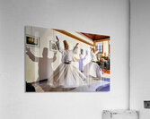 Whirling dervishes perform at sufi event in Istanbul Turkey Acrylic Print