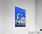 Visit to Blue Mosque in Istanbul at twilight Acrylic Print
