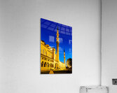 Suleymaniye Mosque stands tall in Istanbul at night Acrylic Print