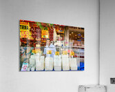 Cheese vendor at Grand Bazaar in Istanbul during busy hours Acrylic Print