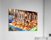 Tasty tapas served in a bar in Barcelona Catalonia Spain Acrylic Print