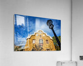 Gable of the fairytale house in park guell barcelona Acrylic Print