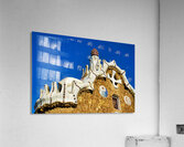 Gable of the fairytale house in park guell barcelona Acrylic Print