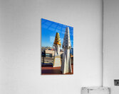 Exploring the rooftop of Palau Guell in Barcelona Spain Acrylic Print