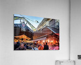 Crowds gather at Barcelonas La Boqueria market Acrylic Print