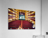 Gran Teatre del Liceu displays empty seats before a performance Acrylic Print