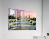 Fountains at Museu Nacional dArt de Catalunya in Barcelona Acrylic Print