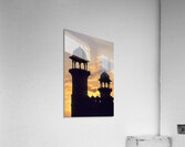Badshahi mosque towers at sunset in Lahore Acrylic Print