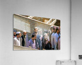 Men heading to work in Peshawar streets during morning hours Acrylic Print