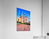 Mosque stands tall in Lahore with clear blue sky above Acrylic Print